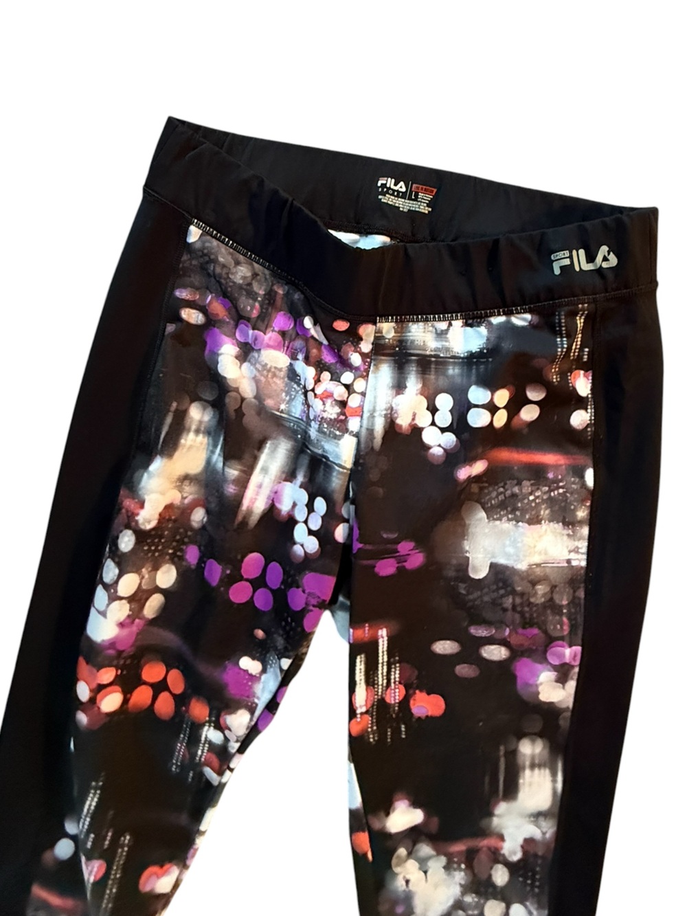 FILA Live in Motion Performance Capri Yoga Pants Leggings Women’s size Large